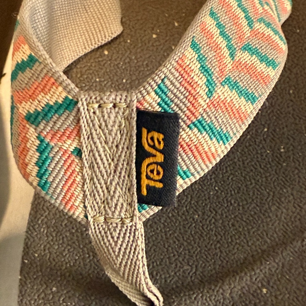 Teva Brown Sandals with Patterned Straps - Picture 5 of 6